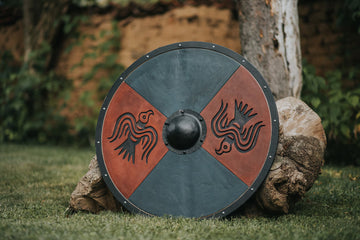 Raven norse shield