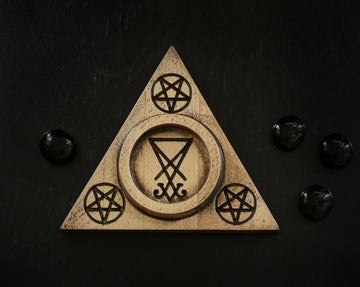 Lucifer candle holder
