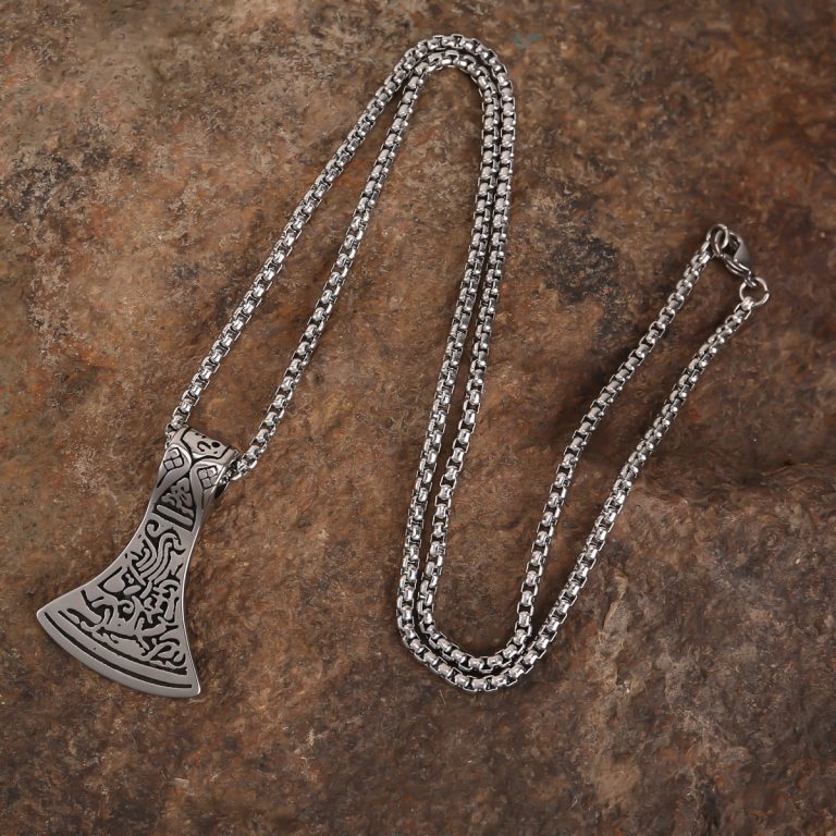 Viking axe necklace