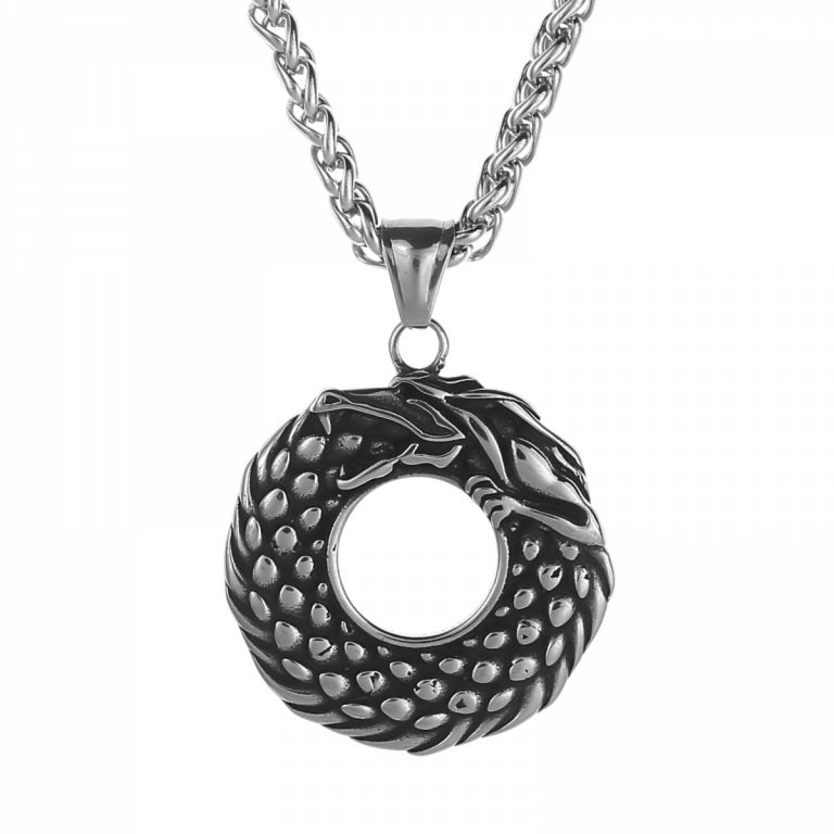Norse dragon pendant