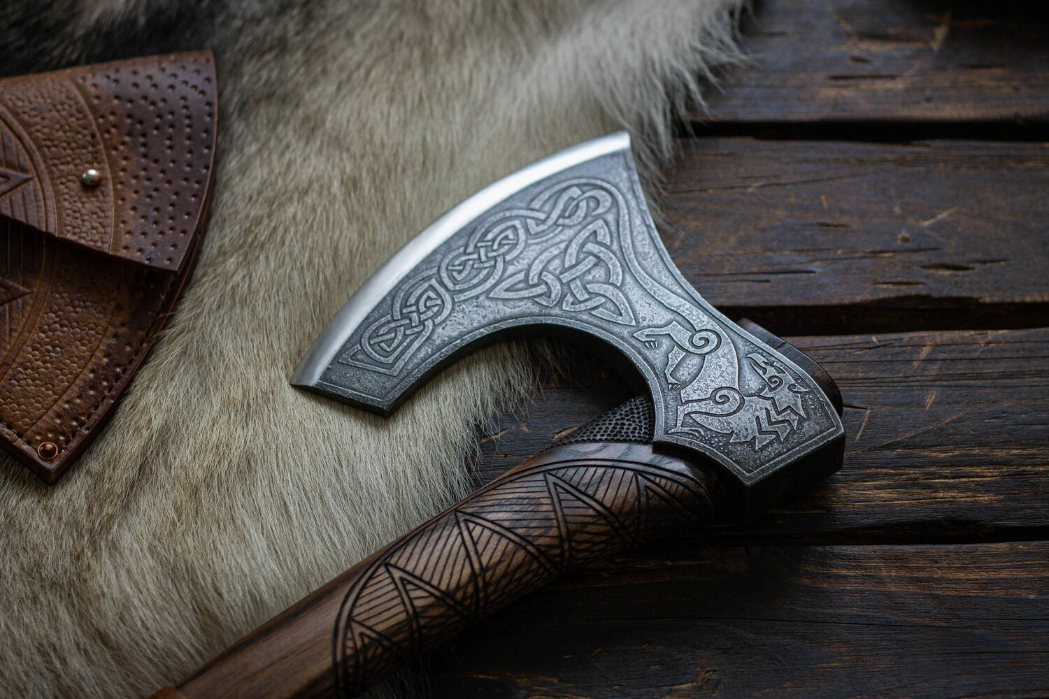 Custom norse axe