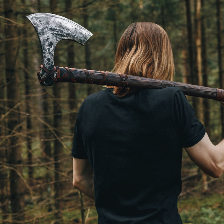 Viking battle axe