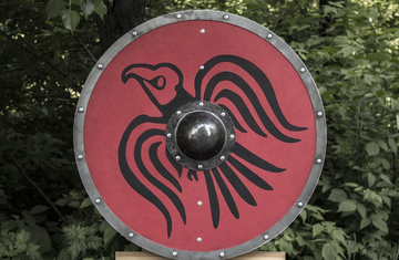 raven norse shield