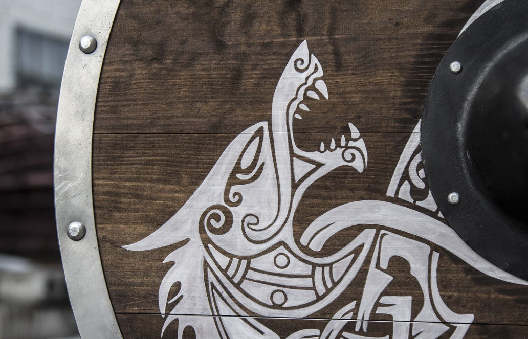 norse wolf shield