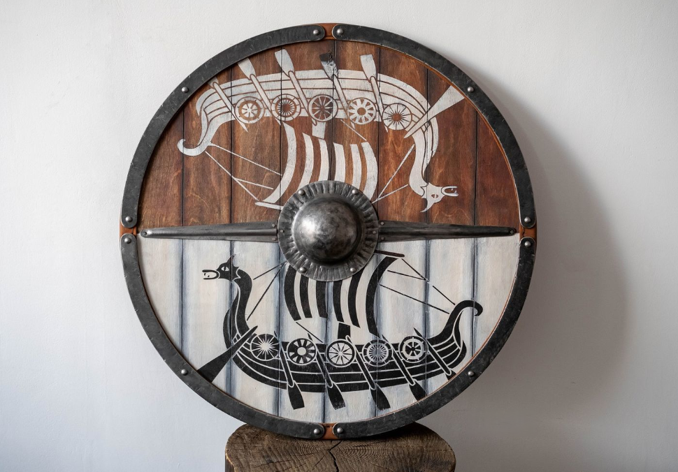drakkar viking shield