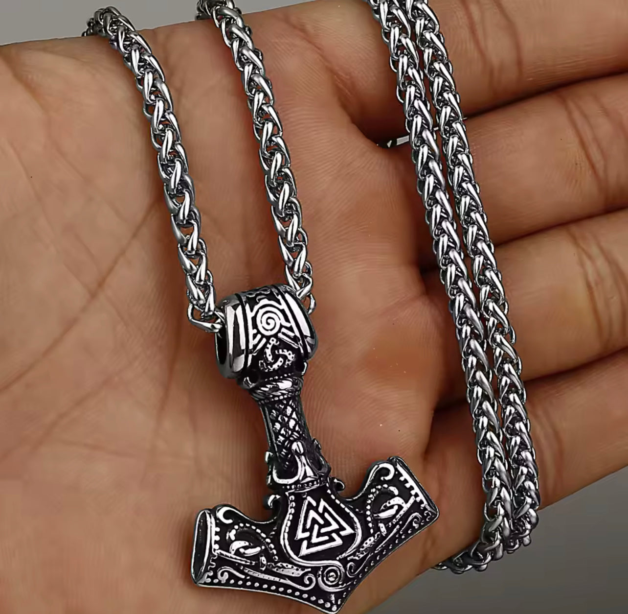 Thor hammer necklace