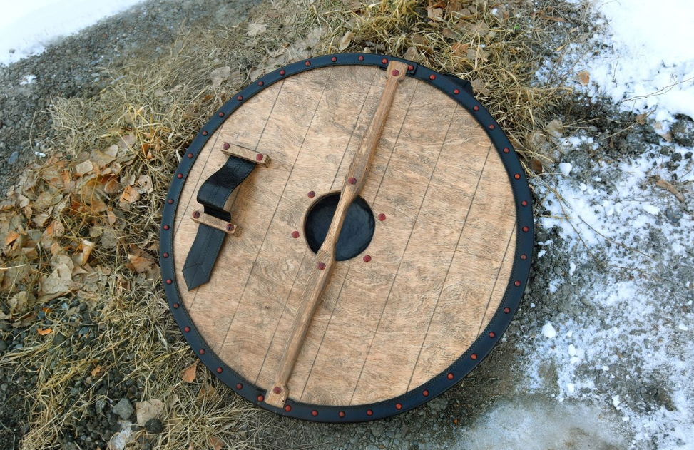 Wooden norse shield
