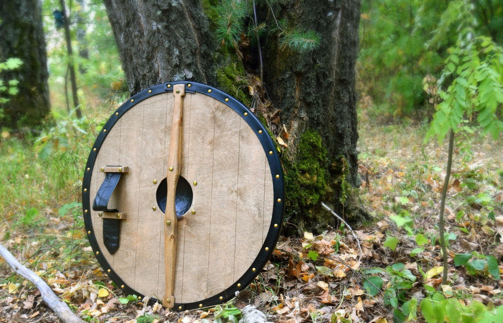 Viking wolf shield