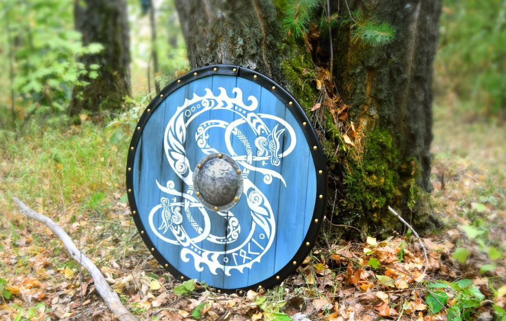 Norse wolf shield