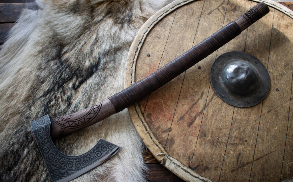 custom forged axe