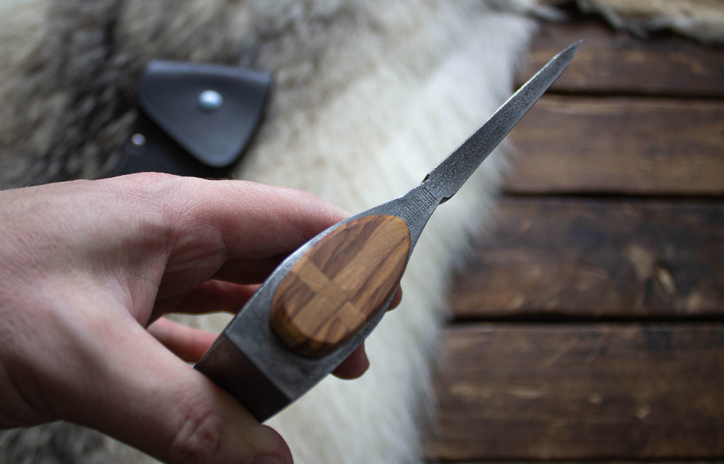 Forged norse axe