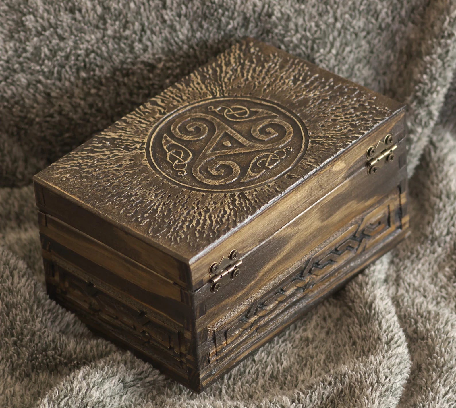 carved jewelry box