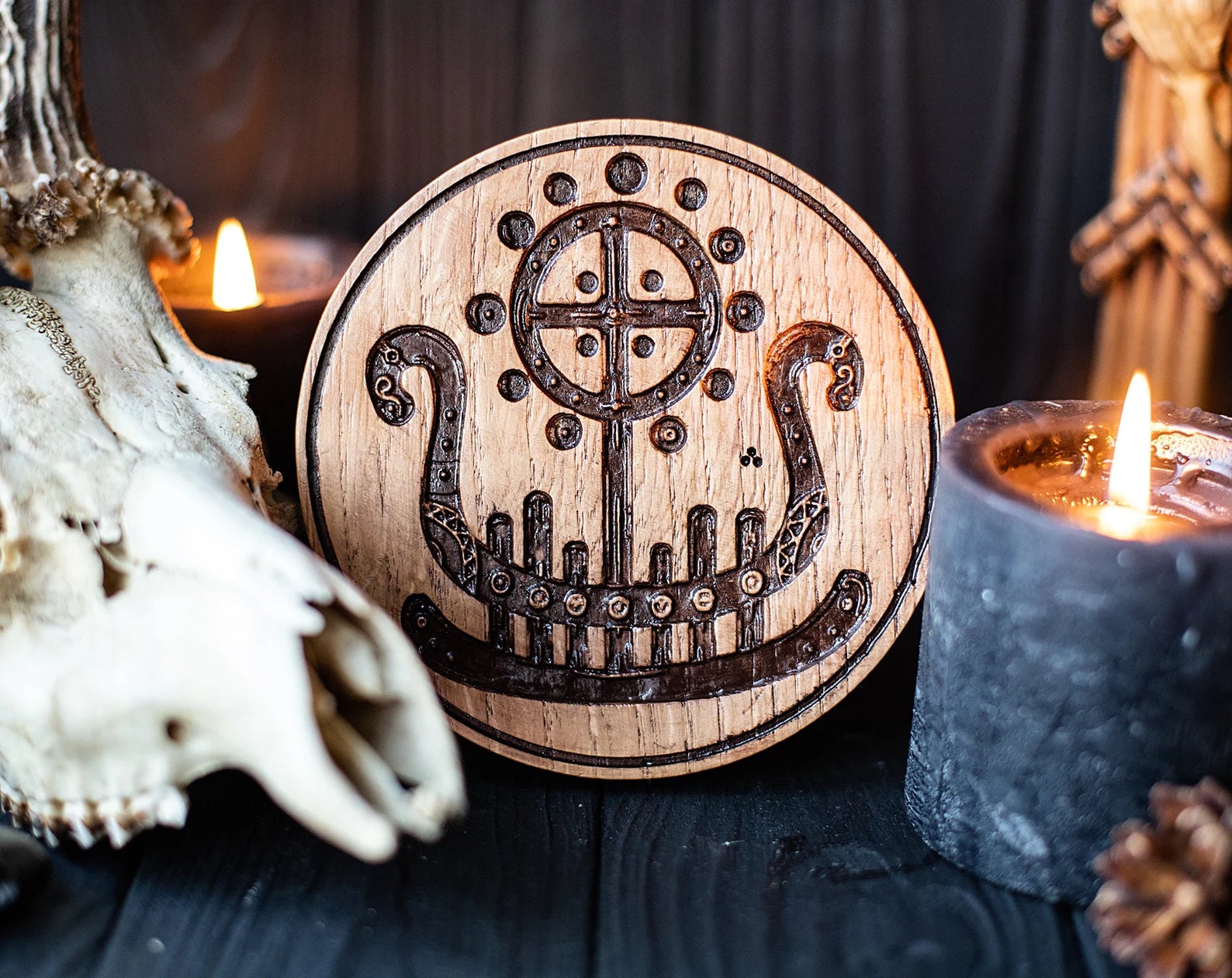 wooden drakkar
