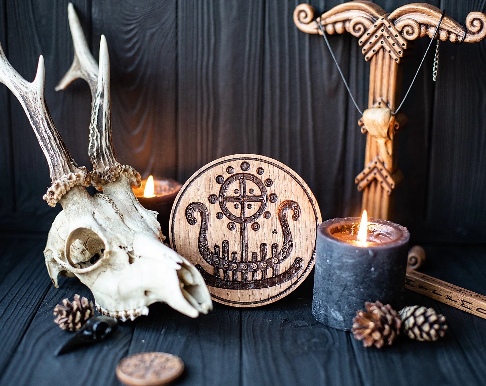 norse altar decor