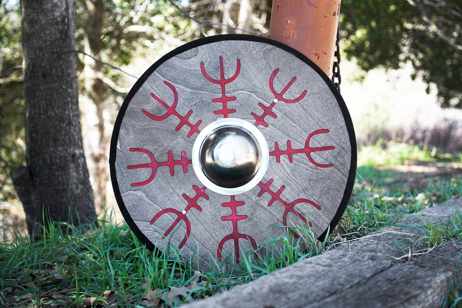 Vegvisir Nordic Shield | Viking Compass Symbol of Guidance & Protection