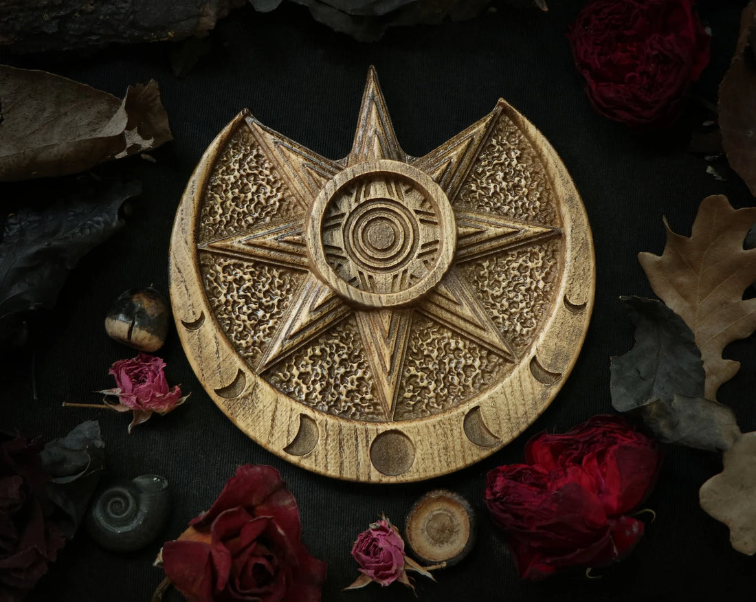 pentacle candle holder 