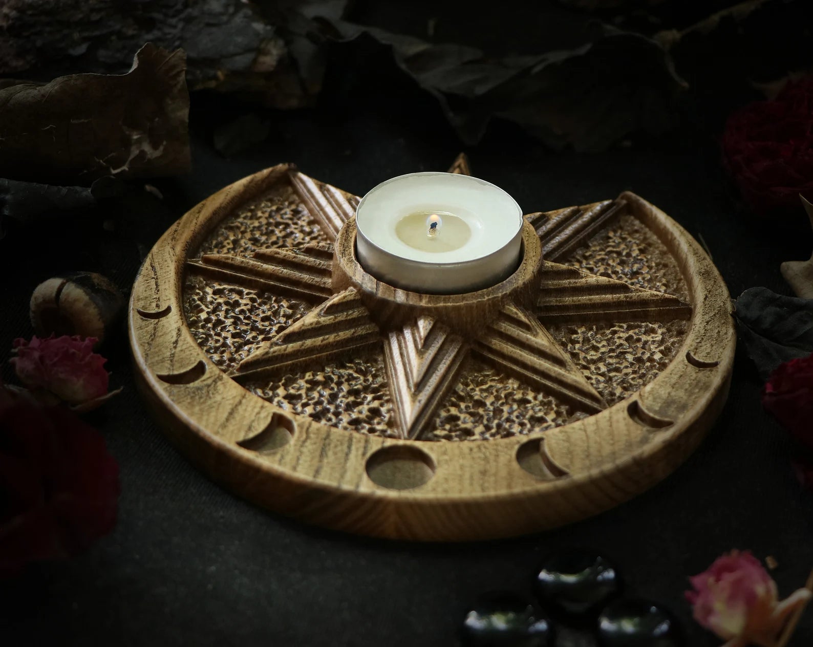 witch candle holder