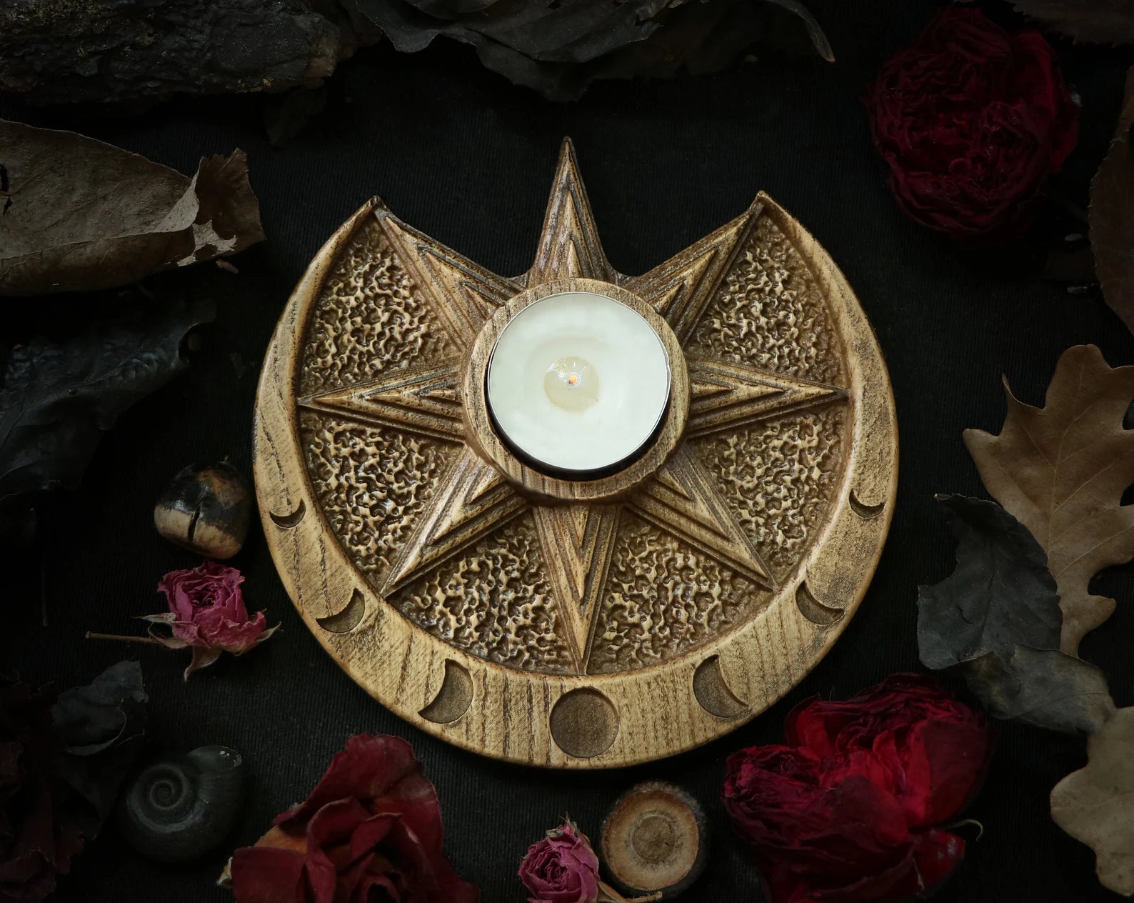 Wiccan altar decor