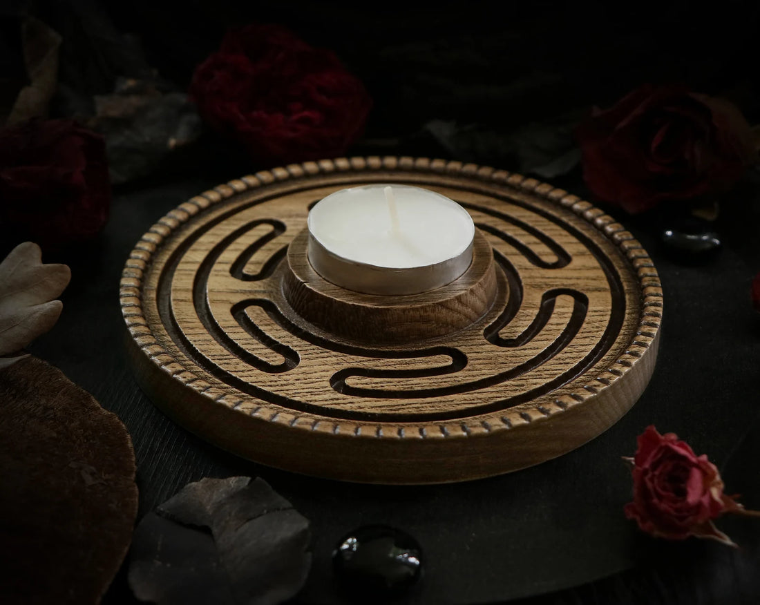 Hecate’s Wheel Candle Holder