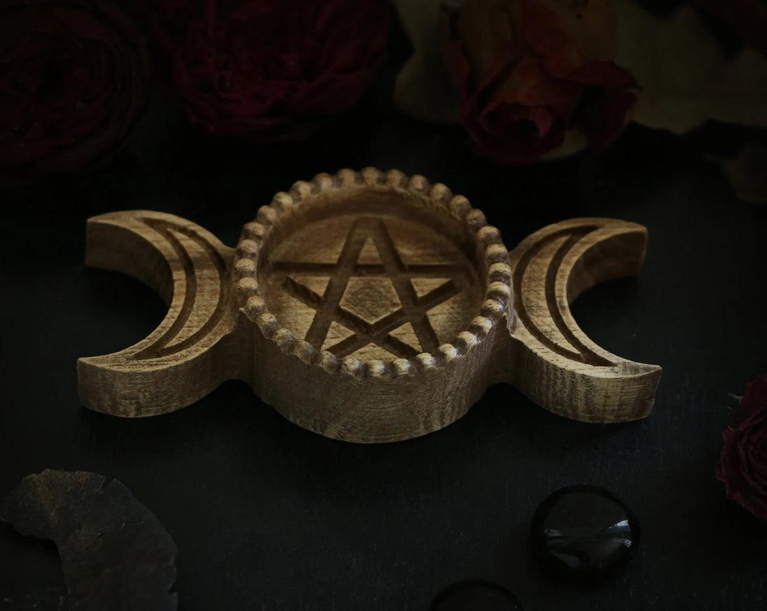 Triple Moon Candle Holder 