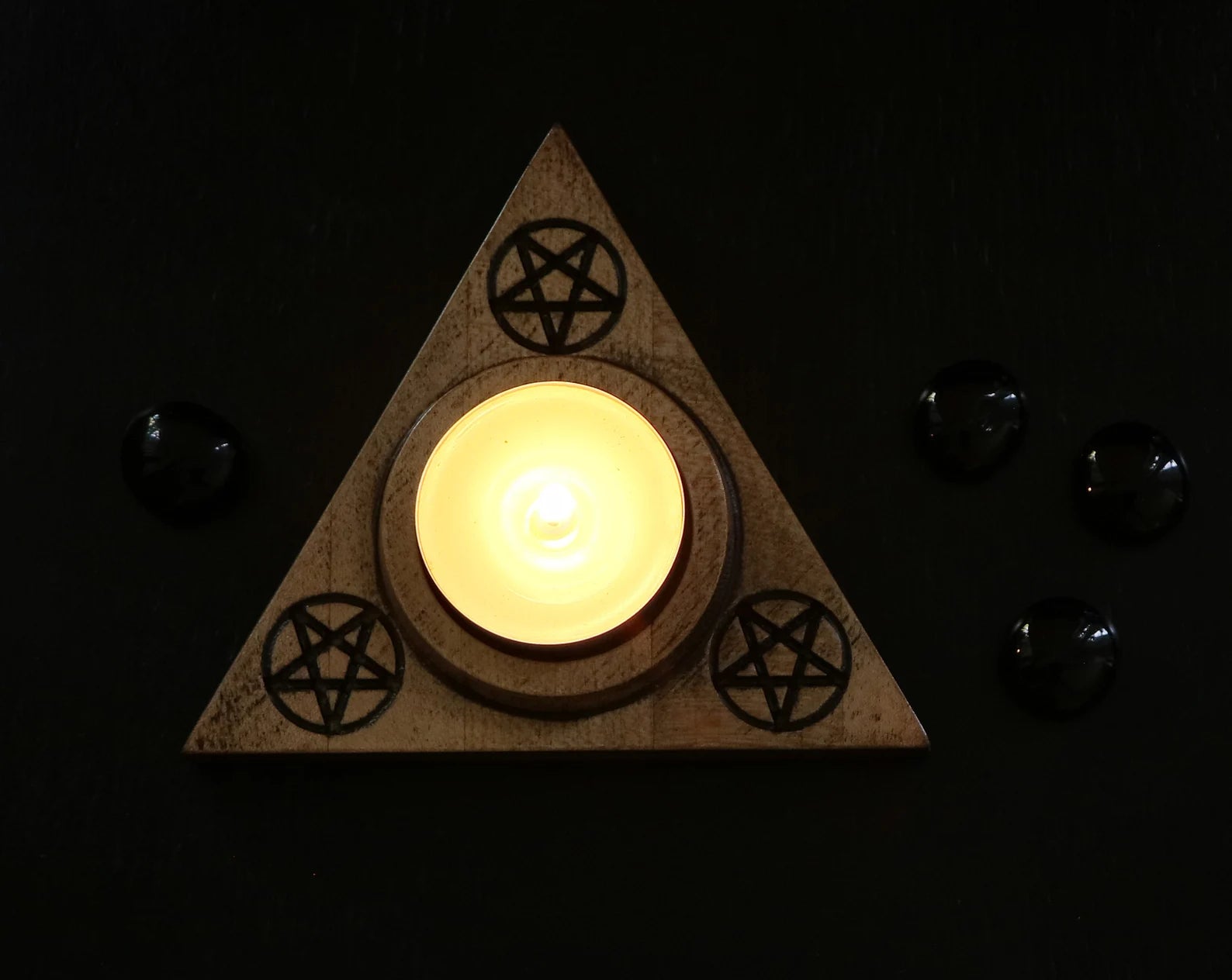Occult candle holder