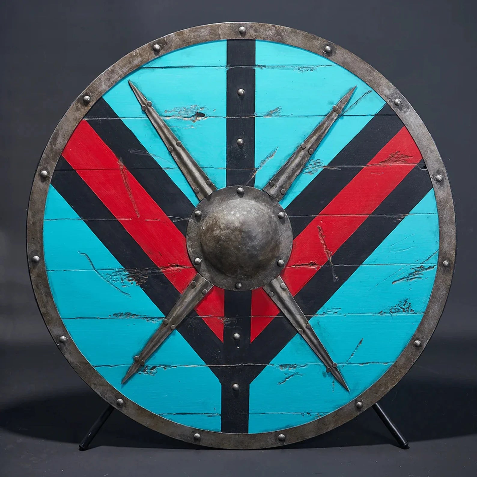 Viking shield wall decor