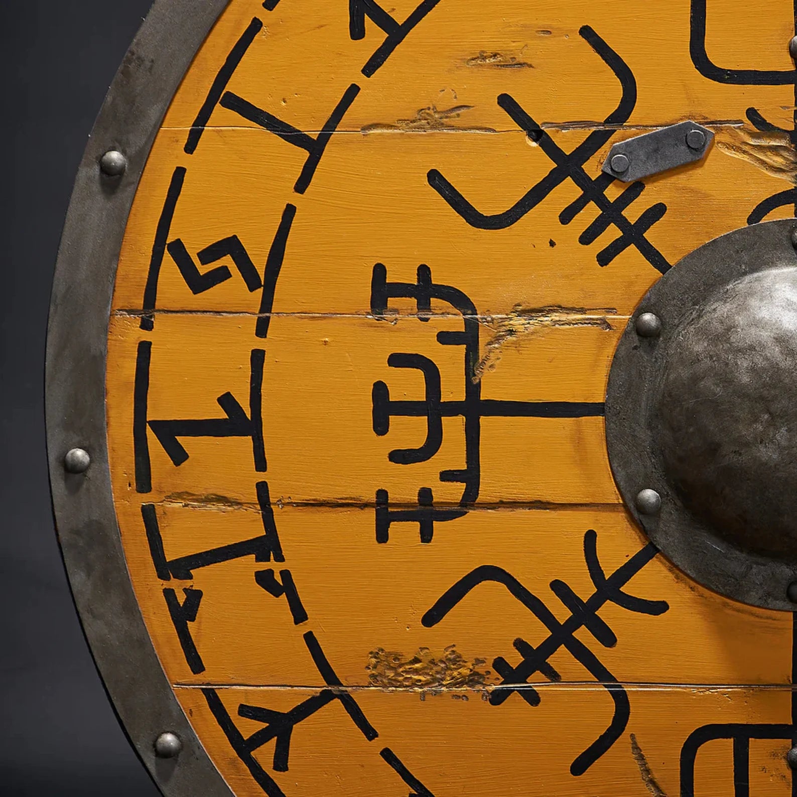 Wooden norse shield