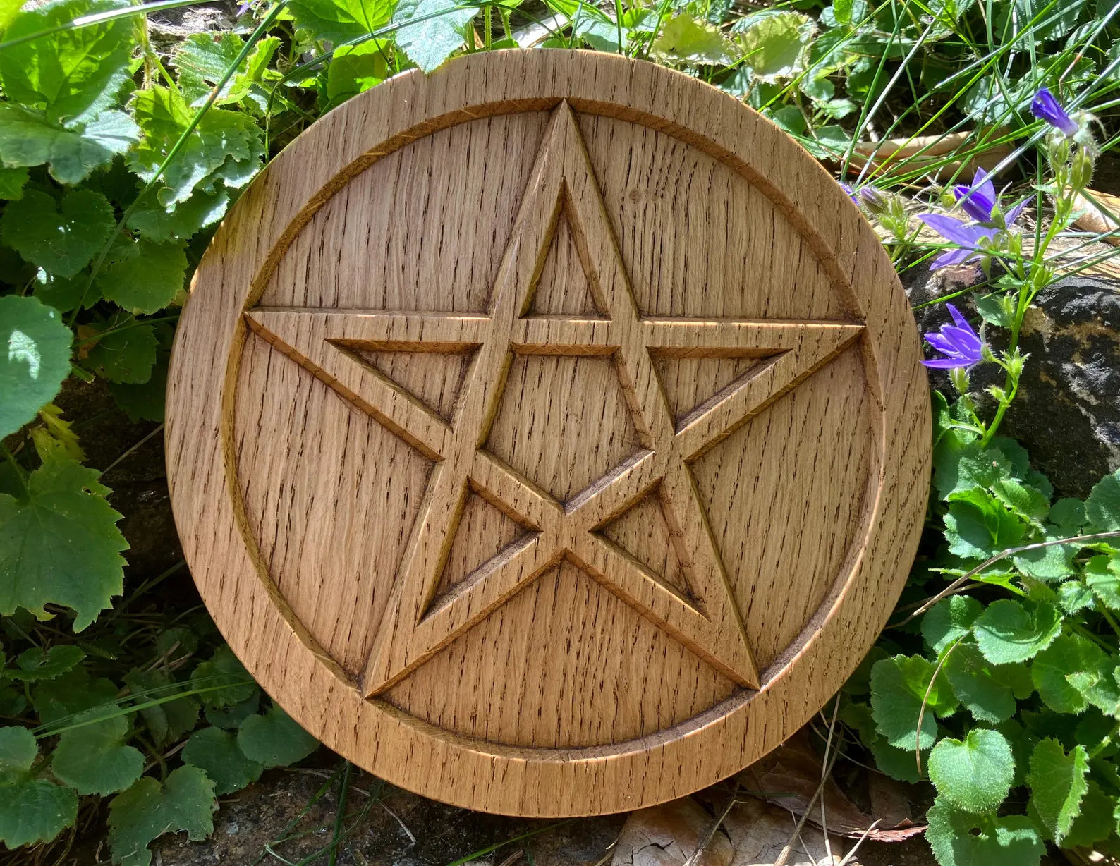 solid wood pentacle