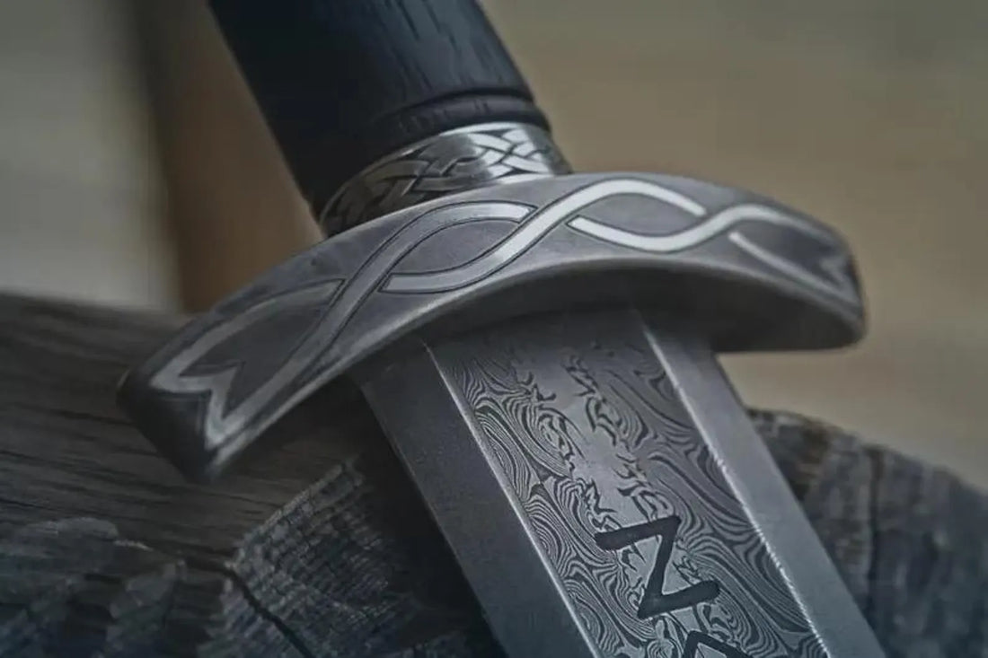 damascus viking sword
