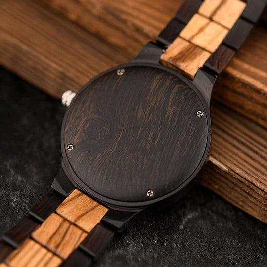 wooden mens watch